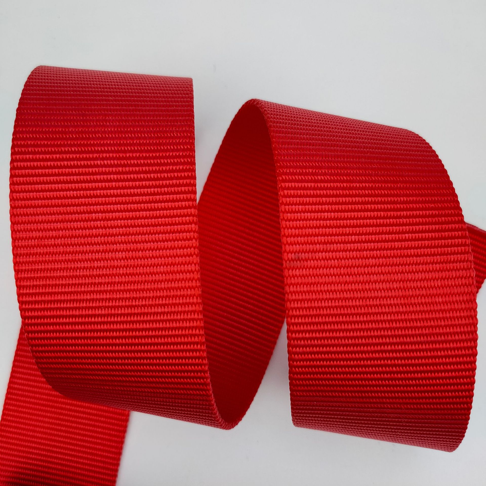 3.8宽纯尼龙织带可以定密纹3.2厘米宽黑色真尼龙织带卡其色可以订